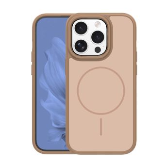 Frame Thin Magsafe TPU/TPC  iPhone 15 Pro - hnedé