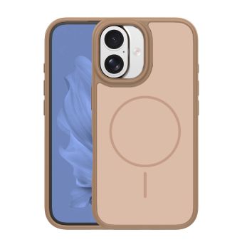 Frame Thin Magsafe TPU/TPC  iPhone 16 - hnedé