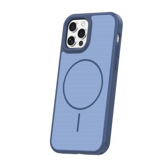 Frame Thin Magsafe TPU/TPC  iPhone 12/12 Pro - tmavo-modré