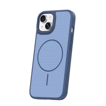 Frame Thin Magsafe TPU/TPC  iPhone 14 - tmavo-modré