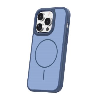 Frame Thin Magsafe TPU/TPC  iPhone 15 Pro - tmavo-modré