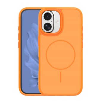 Frame Thin Magsafe TPU/TPC  iPhone 16 - oranžové