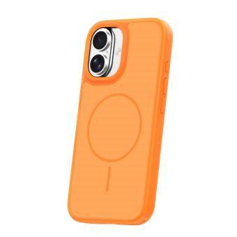 Frame Thin Magsafe TPU/TPC  iPhone 16 - oranžové