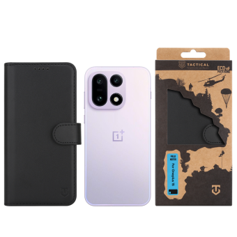 Tactical Field Notes Book Oneplus 15 - čierny (s prackou)
