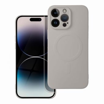 Obal SILICONE MAG COVER MagSafe Samsung Galaxy A27 5G A276 titánovo sivý
