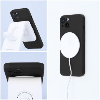 Obal SILICONE MAG COVER MagSafe Samsung Galaxy A27 5G A276 svetlo-modrý