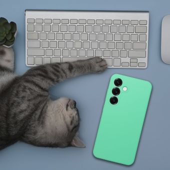 Obal SILICONE 2mm Samsung Galaxy A27 5G A276 zelený