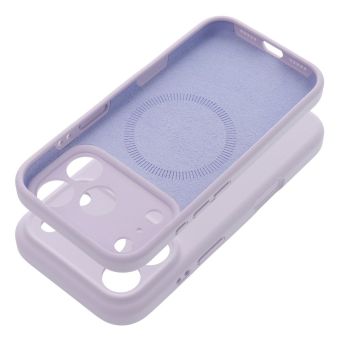 Forcell F-Protect Rubber Premium Silicone TPU iPhone 15 MagSafe - fialové