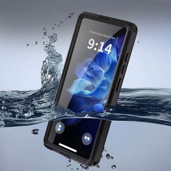 Waterproof case SHELLBOX MARS with metal ring for SAMSUNG S26 Ultra black