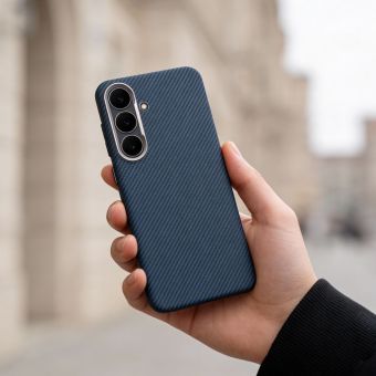 Obal KEVLAR MagSafe Samsung Galaxy A56 5G A566 modrý