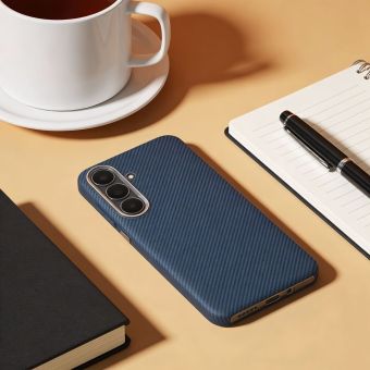 Obal KEVLAR MagSafe Samsung Galaxy S25 FE 5G S731 modrý