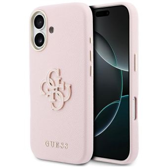 Obal Guess PU Resin Logo Apple iPhone 17 GUHCP17S5PS4RGGP ružový
