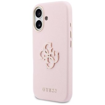 Obal Guess PU Resin Logo Apple iPhone 17 GUHCP17S5PS4RGGP ružový