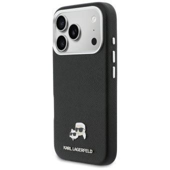 Obal Karl Lagerfeld PU Karl and Choupette Heads Pins MagSafe Apple iPhone 17 Pro KLHMP17L6PFKCLK čierny