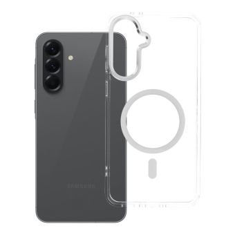 Obal FRAME CLEAR HYBRID MAG COVER MagSafe Samsung Galaxy A56 5G A566 transparentný