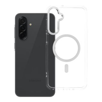 Obal FRAME CLEAR HYBRID MAG COVER MagSafe Samsung Galaxy A16 4G A165/A16 5G A166 transparentný