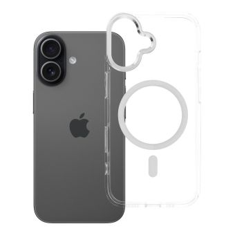 Obal FRAME CLEAR HYBRID MAG COVER MagSafe Apple iPhone 17 transparentný