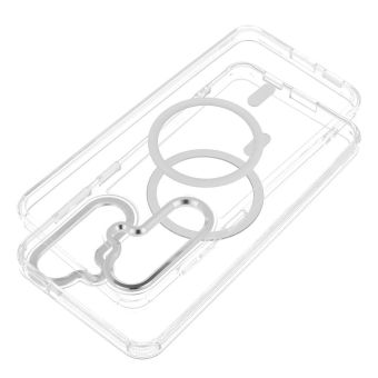 Obal FRAME CLEAR HYBRID MAG COVER MagSafe Honor 400 5G transparentný
