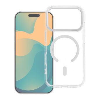 Obal FRAME CLEAR HYBRID MAG COVER MagSafe Apple iPhone 17 Pro transparentný