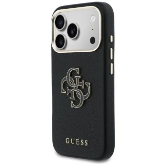 Obal Guess PU Resin Logo Apple iPhone 17 Pro GUHCP17L5PS4RGGK čierny