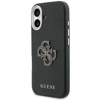 Obal Guess PU Resin Logo Apple iPhone 17 GUHCP17S5PS4RGGK čierny