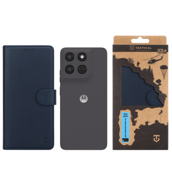 Obal Tactical Field Notes Book Motorola Moto G37 5G modrý