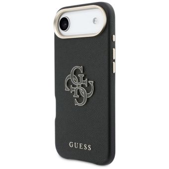 Obal Guess PU Resin Logo Apple iPhone Air GUHCP17M5PS4RGGK čierny