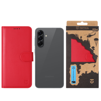 Obal Tactical Field Notes Book Samsung Galaxy A57 5G A576 červený