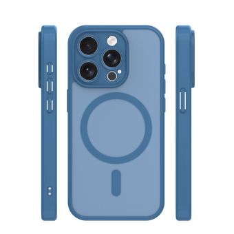 Magsafe Matt TPU/TPC iPhone 14 Pro - modré