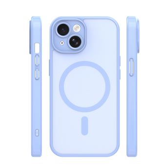 Magsafe Matt TPU/TPC  iPhone 13 - svetlo-modré