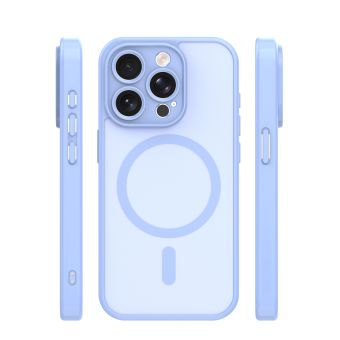 Magsafe Matt TPU/TPC iPhone 14 Pro - svetlo-modré