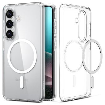 SPIGEN case ULTRA HYBRID MAG compatible with MagSafe for S26 clear / white