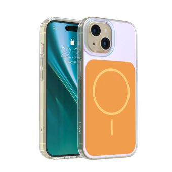 Obal Etteri Hidden Pearl MagSafe Apple iPhone 15 oranžový