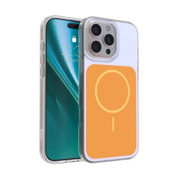 Obal Etteri Hidden Pearl MagSafe Apple iPhone 16 Pro oranžový