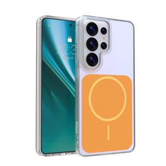 Etteri Hidden Pearl Magsafe TPU Samsung S26 Ultra S948 oranžové