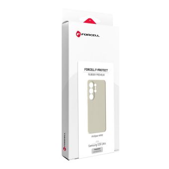 Forcell F-Protect Rubber Premium Silicone TPU Samsung S26 Ultra MagSafe - biele