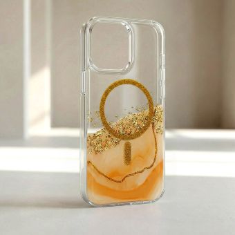 Obal Epoxy Mag MagSafe Apple iPhone 16 oranžový