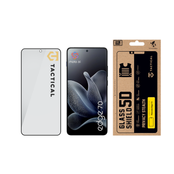 Ochranné sklo Tactical Glass Shield Privacy Stealth 5D Motorola Edge 70 5G čierne