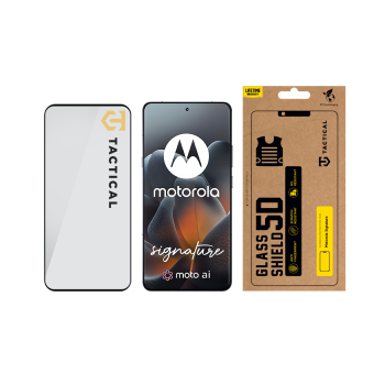 Ochranné sklo Tactical Glass Shield 5D Motorola Signature čierne