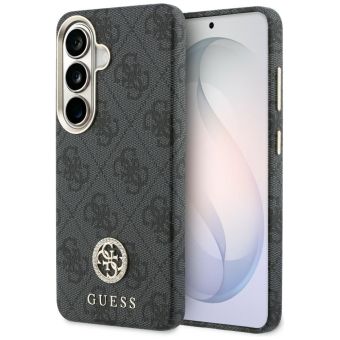 Guess case 4G Rhinestone Round Logo MagSafe for Samsung Galaxy S26 black