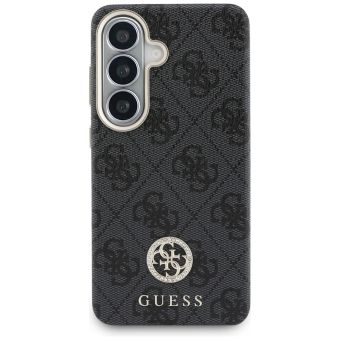 Guess case 4G Rhinestone Round Logo MagSafe for Samsung Galaxy S26 black