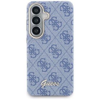 Guess case 4G Script MagSafe for Samsung Galaxy S26 blue