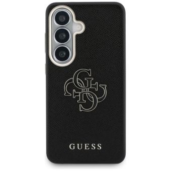 Guess case Grained Big 4G Metal Logo for Samsung Galaxy S26 black