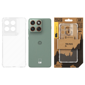 Obal Tactical TPU Plyo Motorola Edge 70 5G transparentný