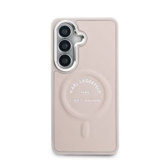 Obal Karl Lagerfeld PU RSG Logo Magnetic Samsung Galaxy S26 5G S942 KLHMS26SPSKRSGEP ružový