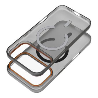 Obal GO ORANGE MagSafe Apple iPhone 16e/17e čierny