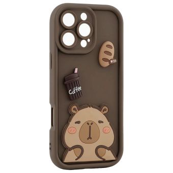 Obal Ultra Trendy 3D Apple iPhone 16 Pro Max kapybara