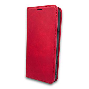 Obal Smart Suede Motorola Edge 70 Fusion 5G červený