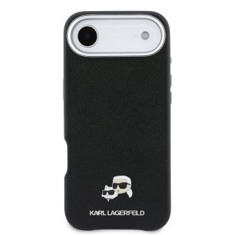 Obal Karl Lagerfeld PU Karl and Choupette Heads Pins MagSafe Apple iPhone Air KLHMP17M6PFKCLK čierny