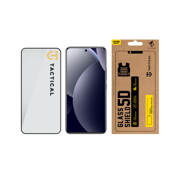 Ochranné sklo Tactical Glass Shield 5D Xiaomi Redmi Note 15 Pro 4G čierne